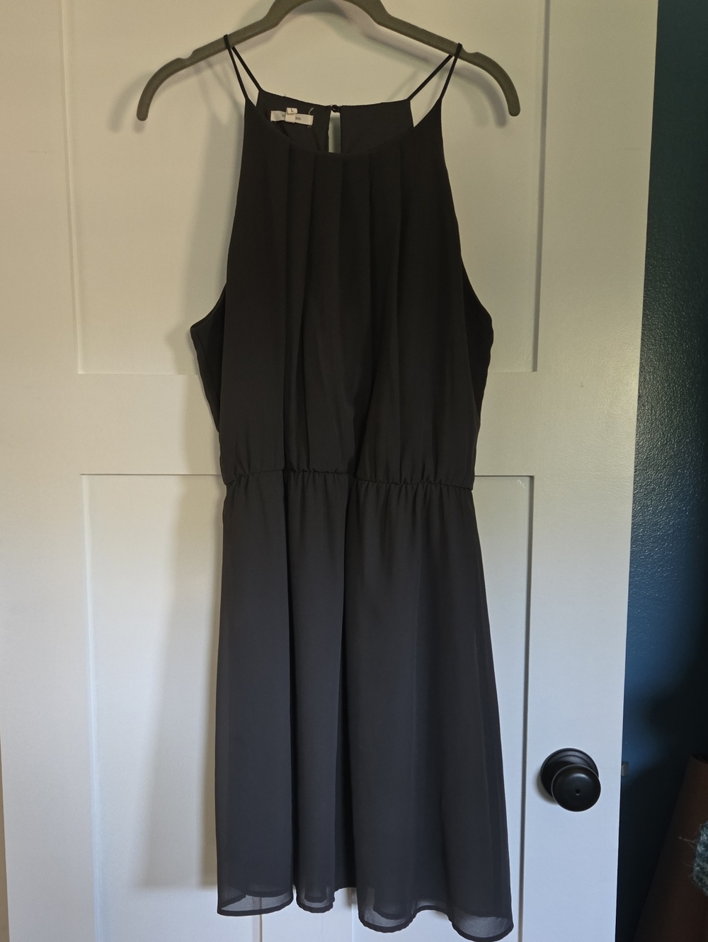 Maurices Black Halter Mini Dress